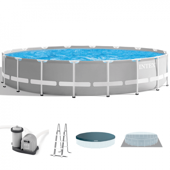 Intex Prisma Frame 26732NP – Ø549×122 cm – Piscina redonda