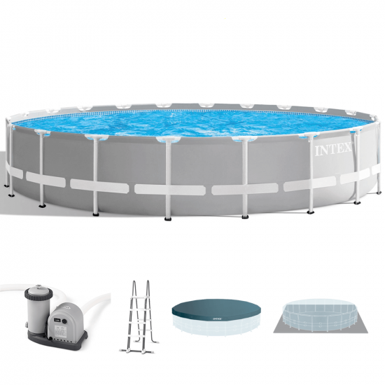 Intex Prisma Frame 26756NP – Ø610×132 cm – Piscina Redonda