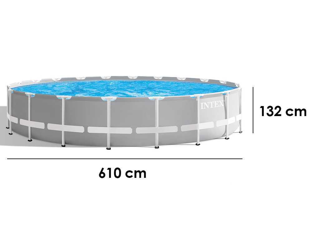 Intex Prisma Frame 26756NP – Ø610×132 cm – Piscina Redonda - Imagen 2