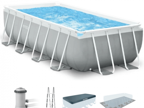 Intex Prisma Frame 26792NP – 488x244x107 cm – Piscina elevada