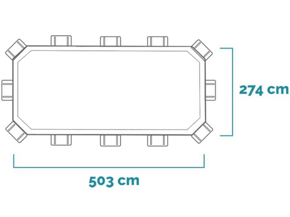 Intex Prisma Frame 26796NP – 503x274x122 cm – Piscina ovalada - Imagen 2