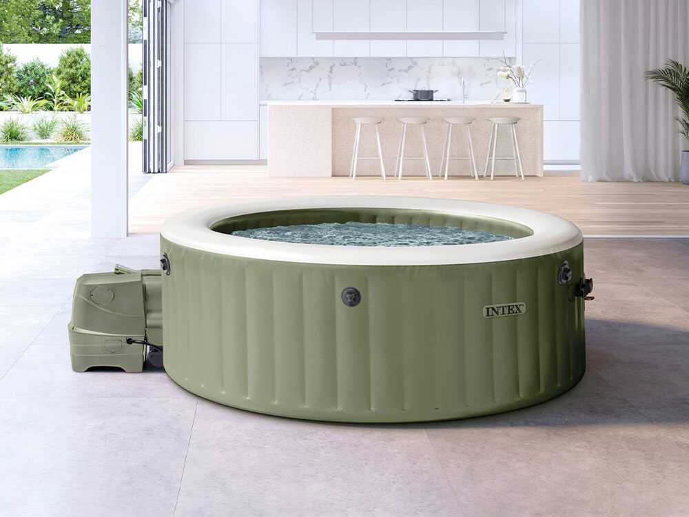 Intex redonda Bubble Massage 28412NP – Ø236×71 cm – Piscina de hidromasaje spa - Imagen 2