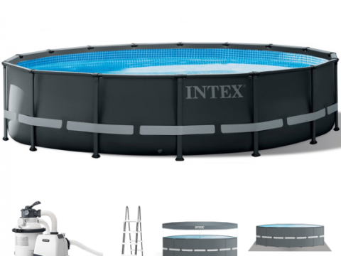Intex Ultra XTR Frame 26326NP – Ø488×122 cm – Piscina Redonda