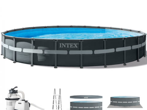 Intex Ultra XTR Frame 26340NP – Ø732×132 cm – Piscina redonda