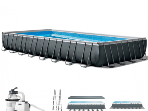 Intex Ultra XTR Frame 26374NP – 975x488x132 cm – Piscina elevada