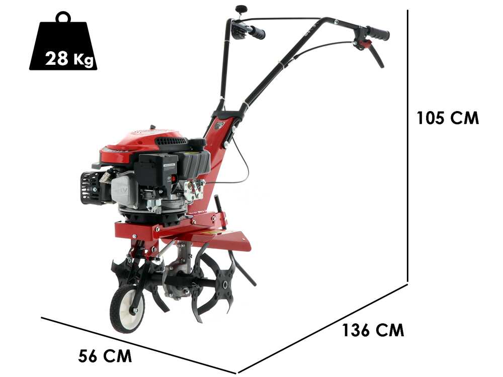 Italian Power RG1.3-45 Q-D – Motoazada de gasolina 4,5 CV – Rato RV145-S - Imagen 2