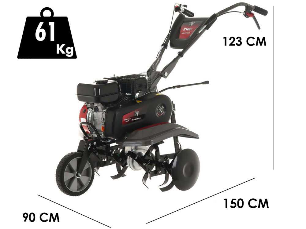 Italian Power RG3.6-75 – Motoazada de gasolina 7 CV – Rato R210 - Imagen 2