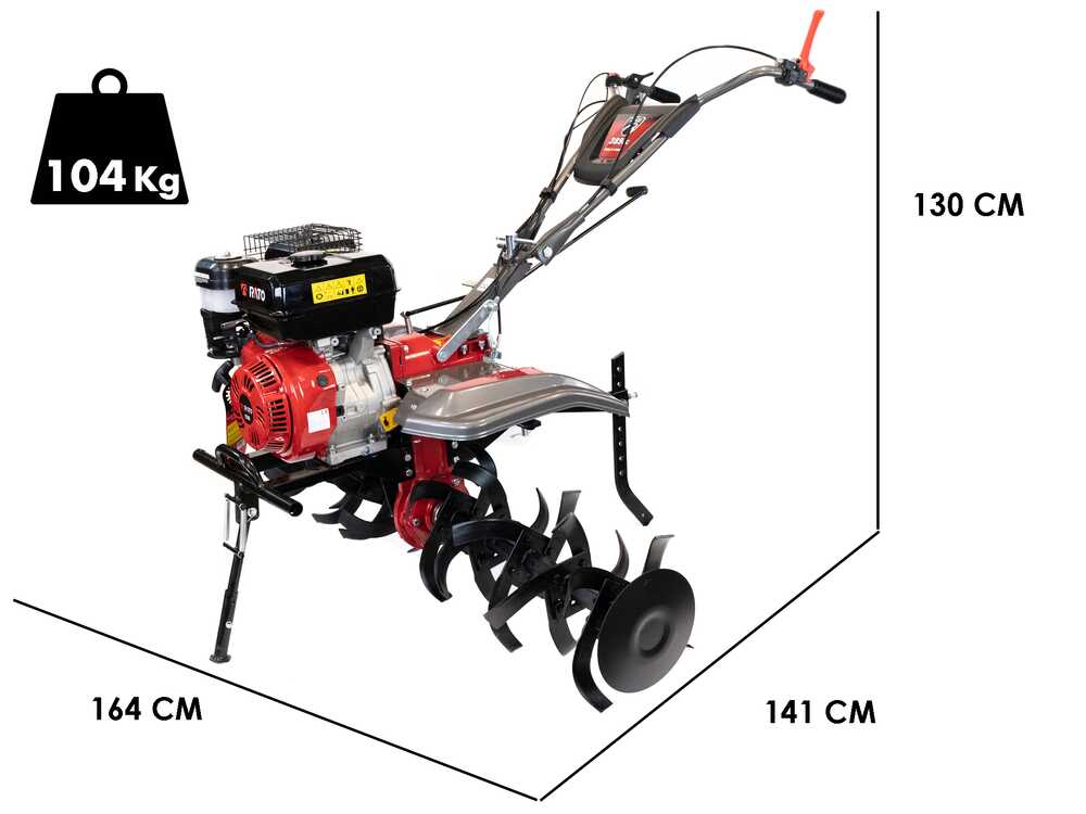 Italian Power RG6.5-130 – Motoazada de gasolina 13 CV – Rato R389 - Imagen 2