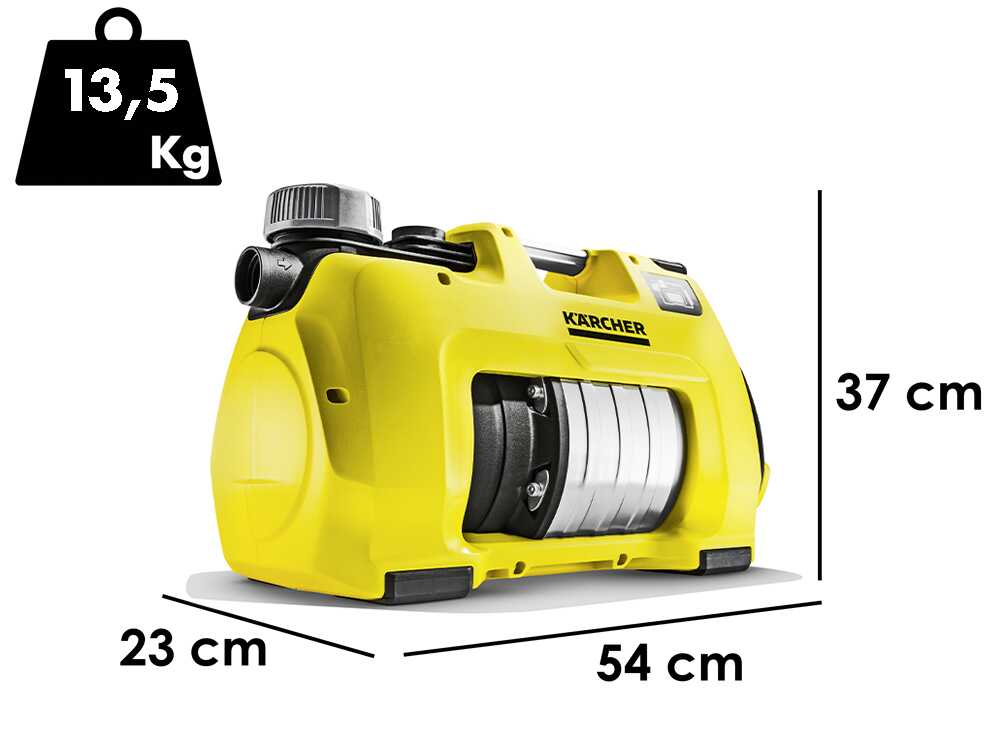 Karcher BP 7 Home & Garden – Bomba eléctrica para el riego del jardín – 1200 W - Imagen 3