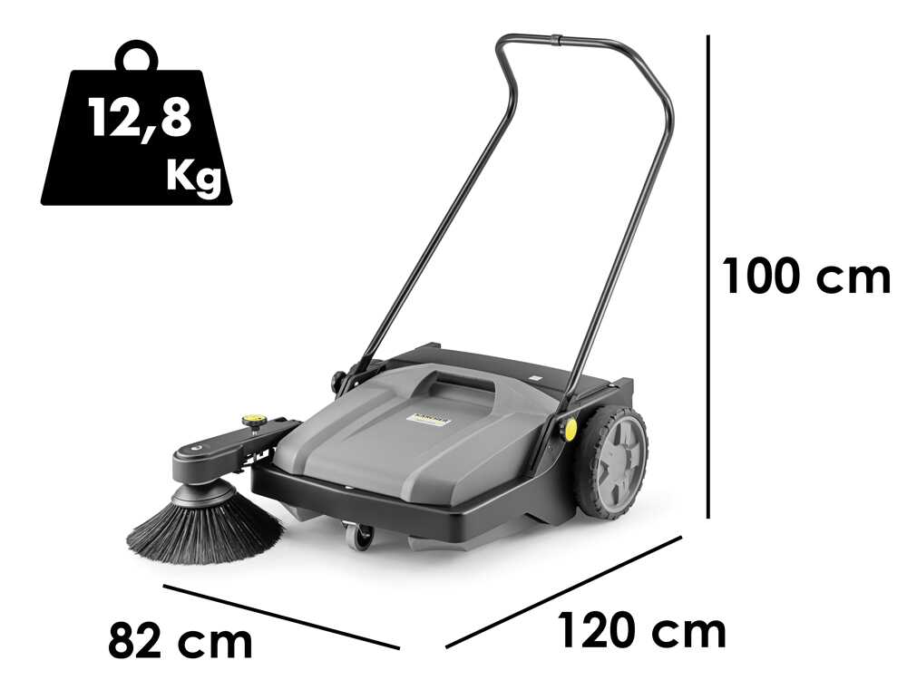 Karcher KM 70/15 C Classic – Barredora manual de empuje manual con recogedor - Imagen 3