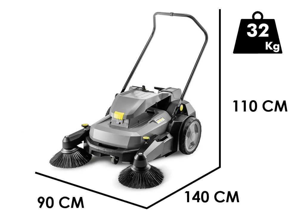 Karcher KM 70/25 C Bp 2SB – Barredora a batería con recogedor – 36 V – SIN BATERÍA NI CARGADOR - Imagen 2