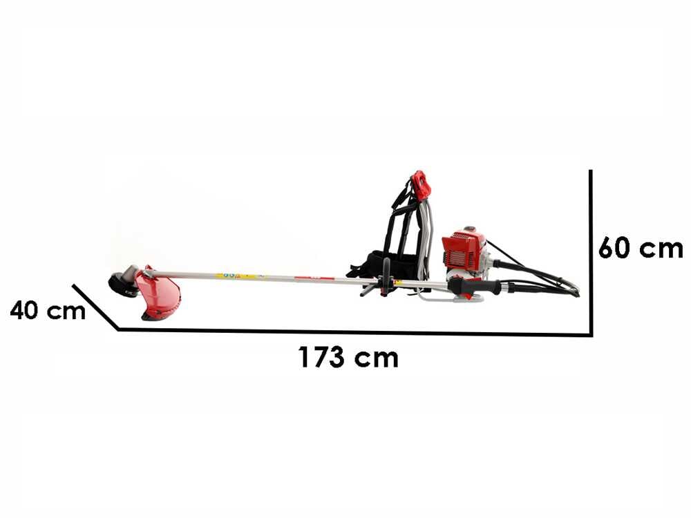 Kawasaki TJ 45 E ZP – Desbrozadora de mochila profesional – Eje Blue Bird - Imagen 2