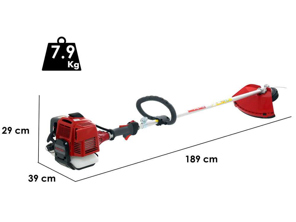Kawasaki TJ 53 E I – Desbrozadora de gasolina profesional – Eje Blue Bird - Imagen 2