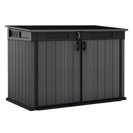 Keter Cortina Mega – Arcón de almacenamiento de jardín – 190,5 x 109 x 132,5 cm
