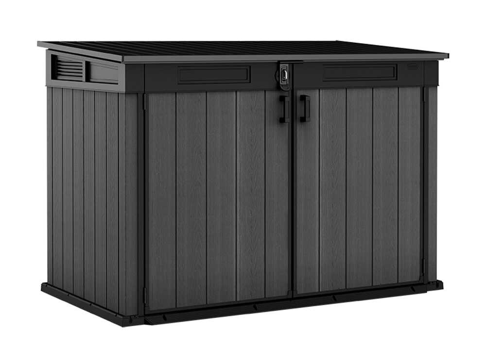 Keter Cortina Mega – Arcón de almacenamiento de jardín – 190,5 x 109 x 132,5 cm - Imagen 4