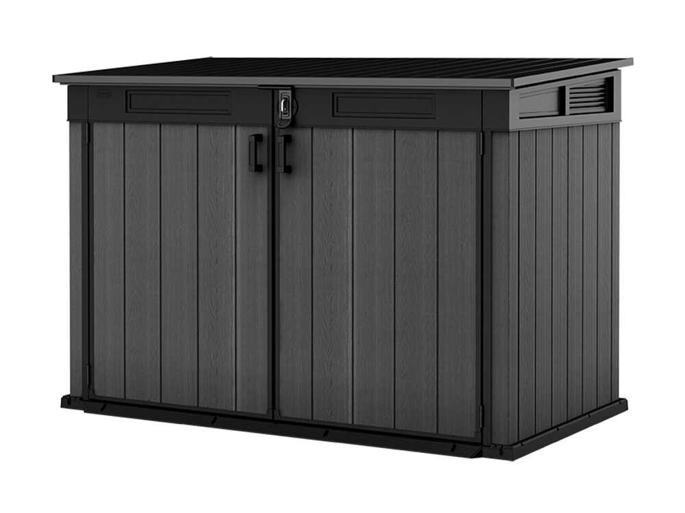Keter Cortina Mega – Arcón de almacenamiento de jardín – 190,5 x 109 x 132,5 cm - Imagen 5