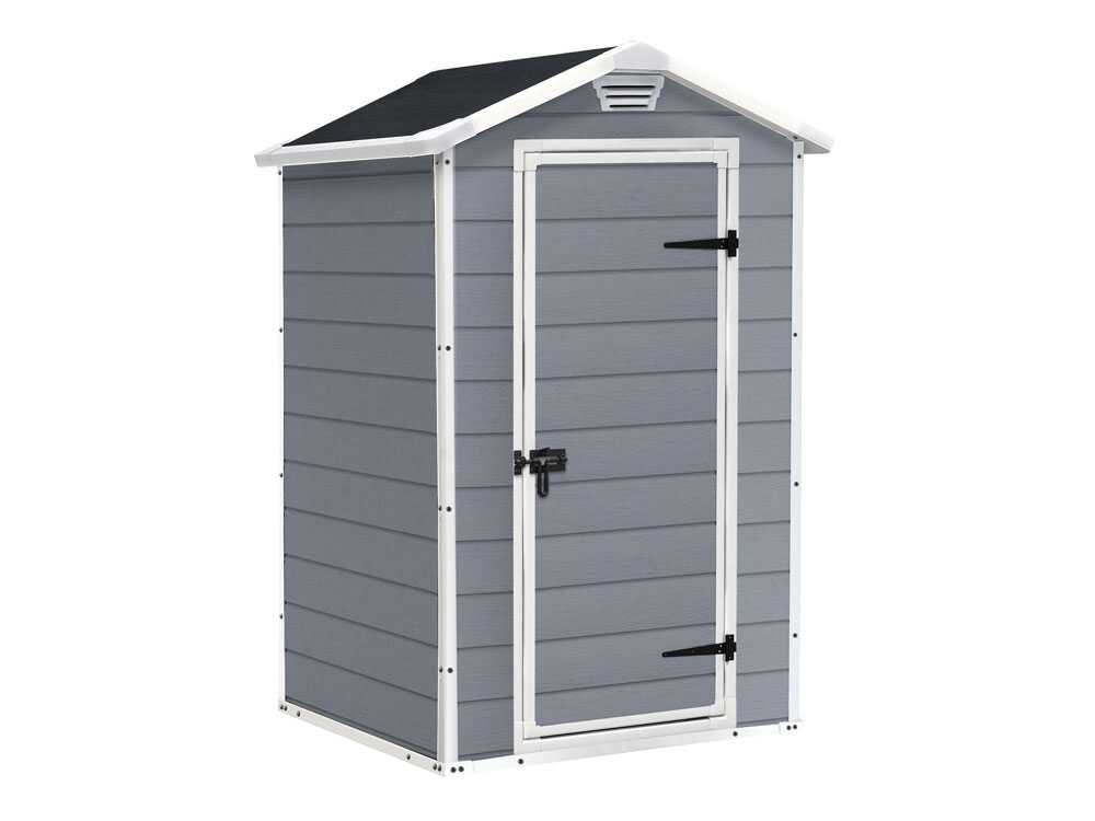 Keter Manor gris – Caseta de jardín para herramientas – 129x103x196 cm - Imagen 3