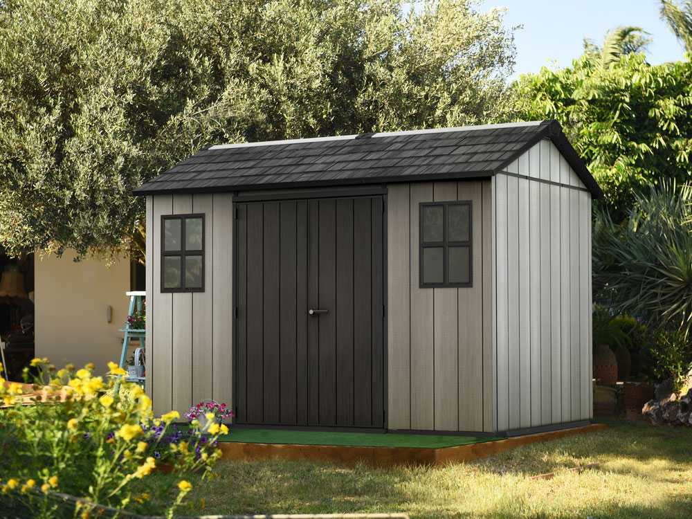 Keter Oakland 1175 – Caseta de jardín – Con ventanas frontales – 350x229x254 cm - Imagen 5