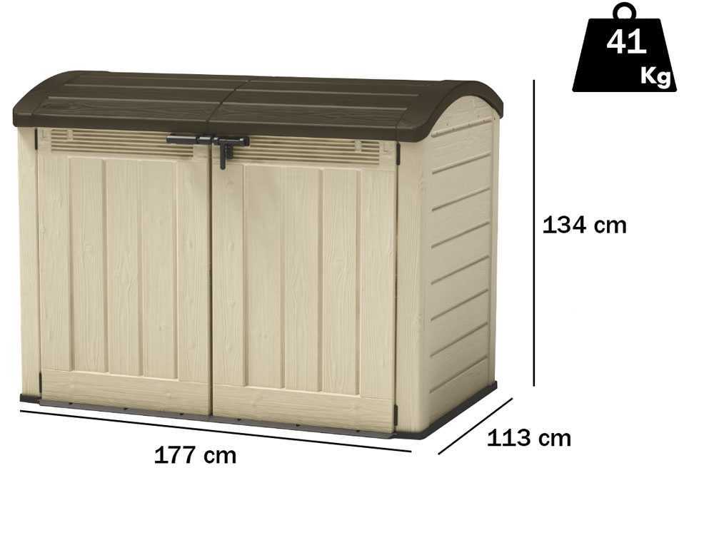 Keter Store it Out Ultra – Armario para herramientas de jardín - Imagen 2