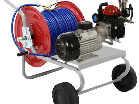 Kit motobomba de pulverización eléctrica con carro – Annovi reverberi AR 30 EM