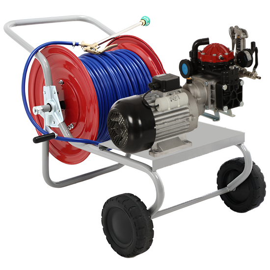 Kit motobomba de pulverización eléctrica con carro – Annovi reverberi AR 30 EM