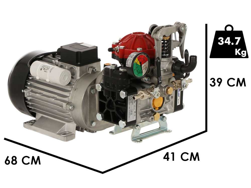 Kit motobomba de pulverización eléctrica con carro – Annovi reverberi AR 30 EM - Imagen 2
