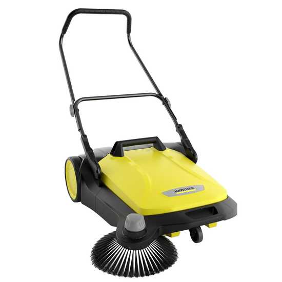 Kärcher S 6 – Barredora manual con recogedor – regulador de altura – compartimento de recogida 38 Lt