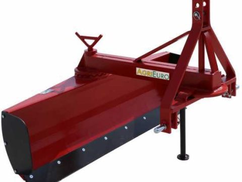Pala niveladora para tractor AgriEuro LLM180 – Serie Media – Pivote de enganche y pala giratorios
