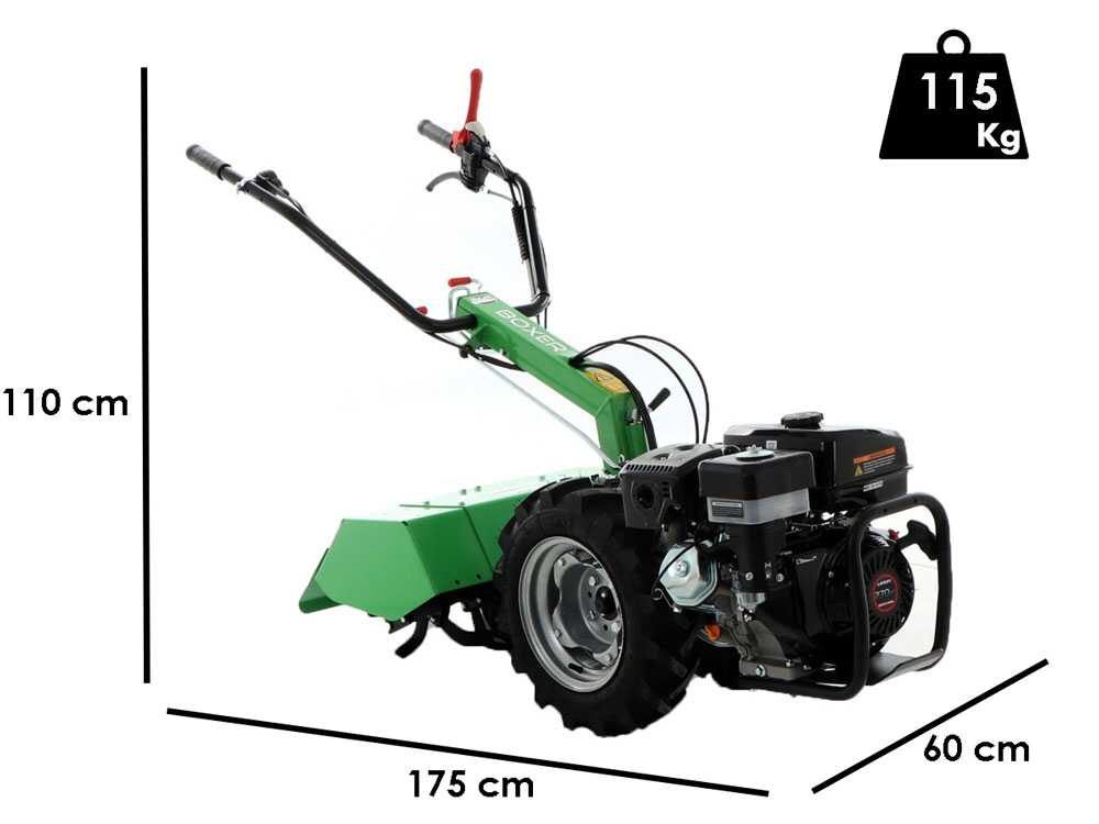 Lampacrescia MGM Boxer – Motocultor de gasolina – Loncin G270F – 10 CV - Imagen 2