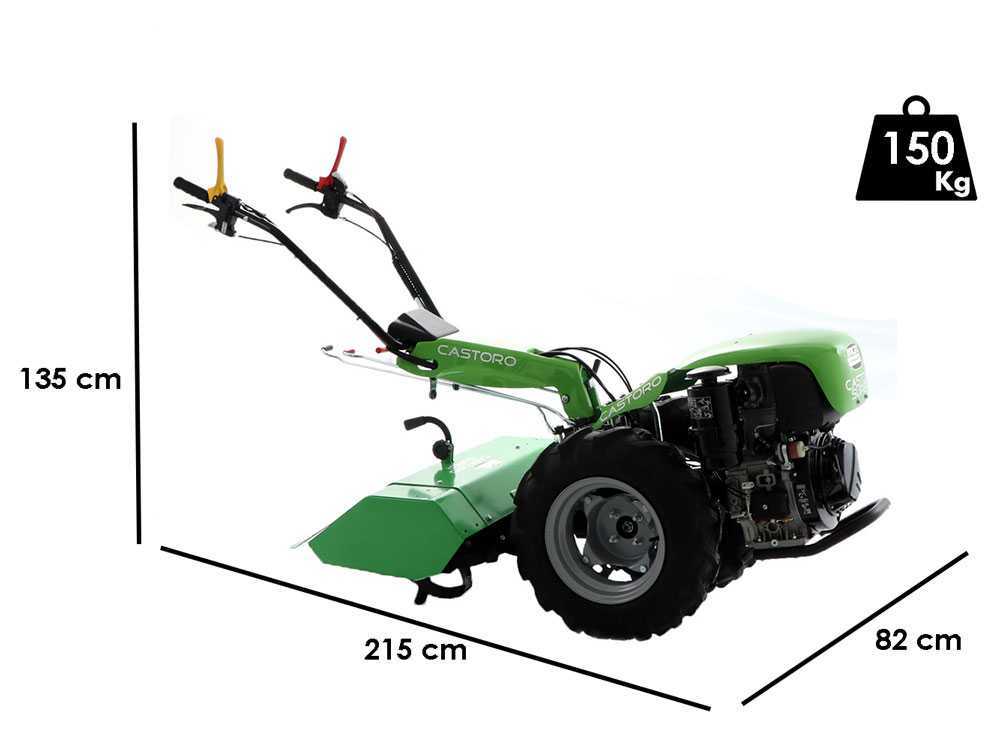 Lampacrescia MGM Castoro Super -Motocultor diésel – Kohler 441 cm3 – 12 CV - Imagen 2