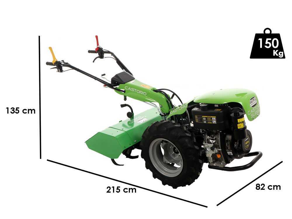 Lampacrescia MGM Castoro Super -Motocultor diésel – Loncin D440F – 11 CV - Imagen 2