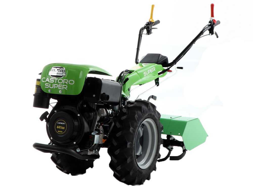 Lampacrescia MGM Castoro Super -Motocultor diésel – Loncin D440F – 11 CV - Imagen 5