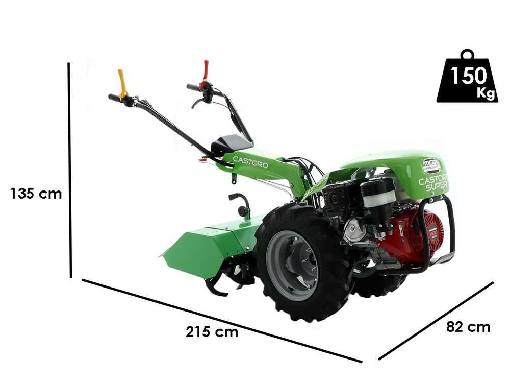 Lampacrescia MGM Castoro Super – Motocultor de gasolina – Honda GX390 – 13 CV - Imagen 2