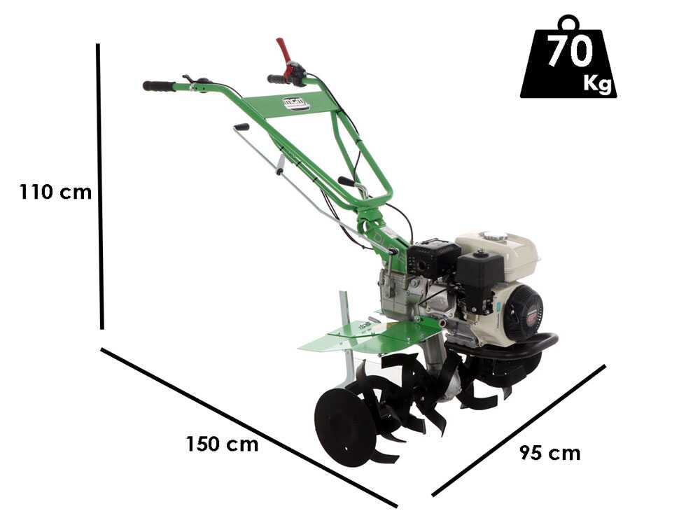 Lampacrescia MGM DL812 – Motoazada de gasolina 6,5 CV – Honda GP200 - Imagen 2
