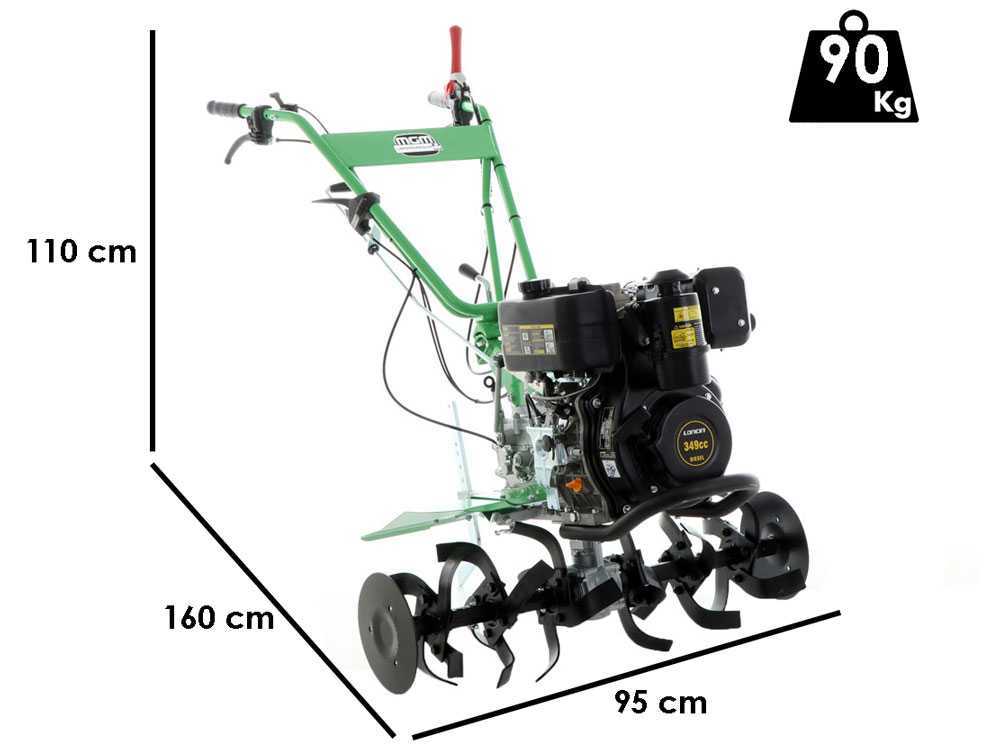 Lampacrescia MGM DL914 – Motoazada diésel 7 CV – Motor Loncin - Imagen 2