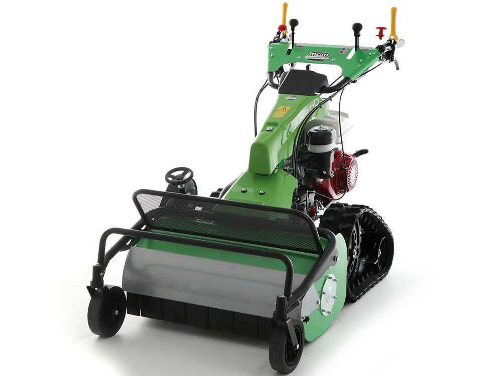 Lampacrescia MGM TTR786HD – Desbrozadora de cuchillas – Sobre orugas – Honda GX270 - Imagen 5