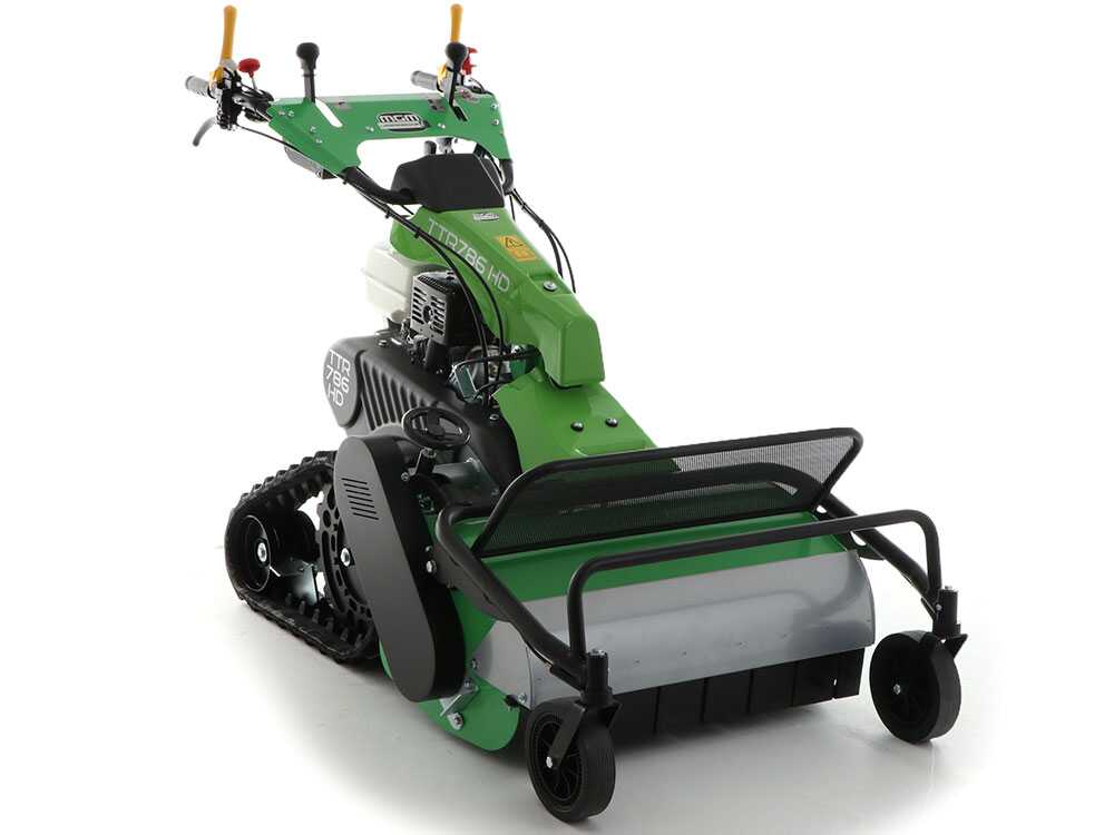 Lampacrescia MGM TTR786HD – Desbrozadora de cuchillas – Sobre orugas – Honda GX270 - Imagen 4