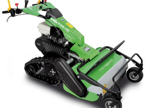 Lampacrescia MGM TTR886HD – Desbrozadora de cuchillas – sobre orugas – Honda GX390 Pendientes pronunciadas
