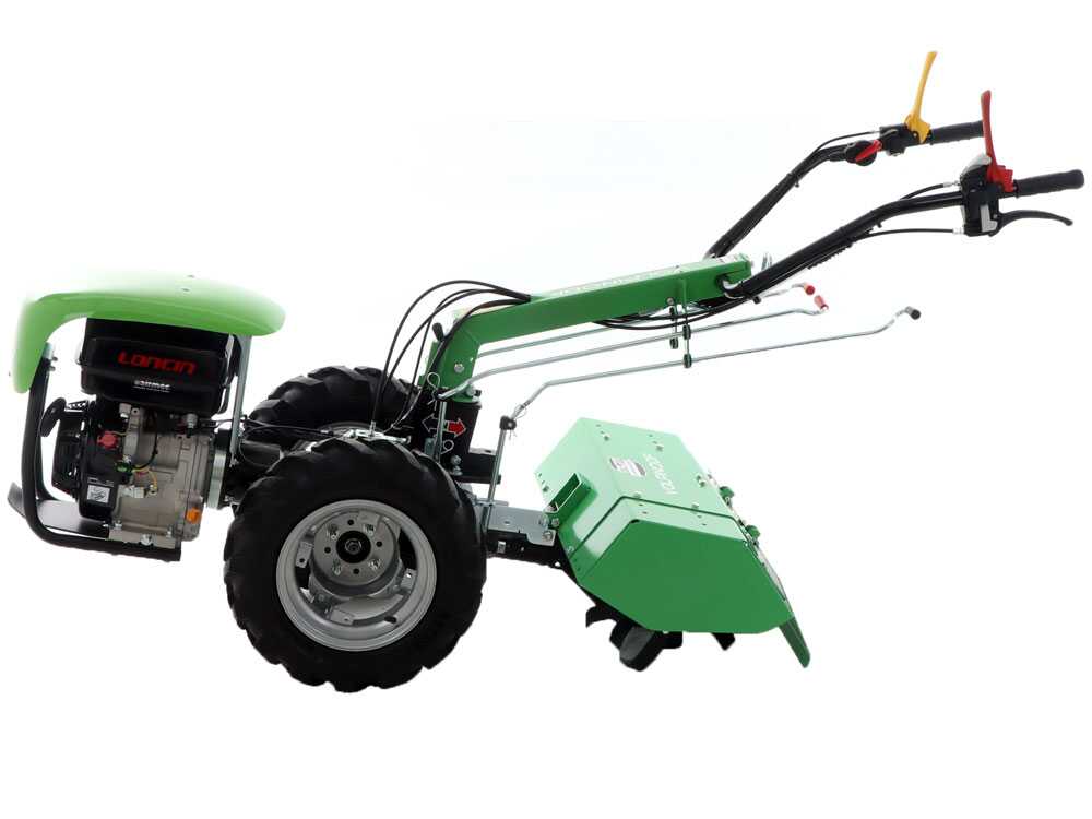 Lampacrescia MGM Volpino DF – Motocultor de gasolina – Loncin G270F – 10 CV - Imagen 4