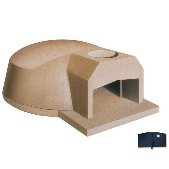 Linea VZ F2 – Horno de leña empotrable con cámara de Ø 107 cm – Capacidad de cocción 5 pizzas