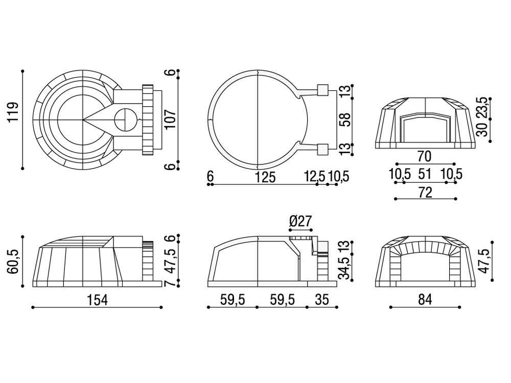 Linea VZ F2 – Horno de leña empotrable con cámara de Ø 107 cm – Capacidad de cocción 5 pizzas - Imagen 4