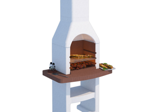 Linea VZ Grado – Barbacoa de obra de carbón