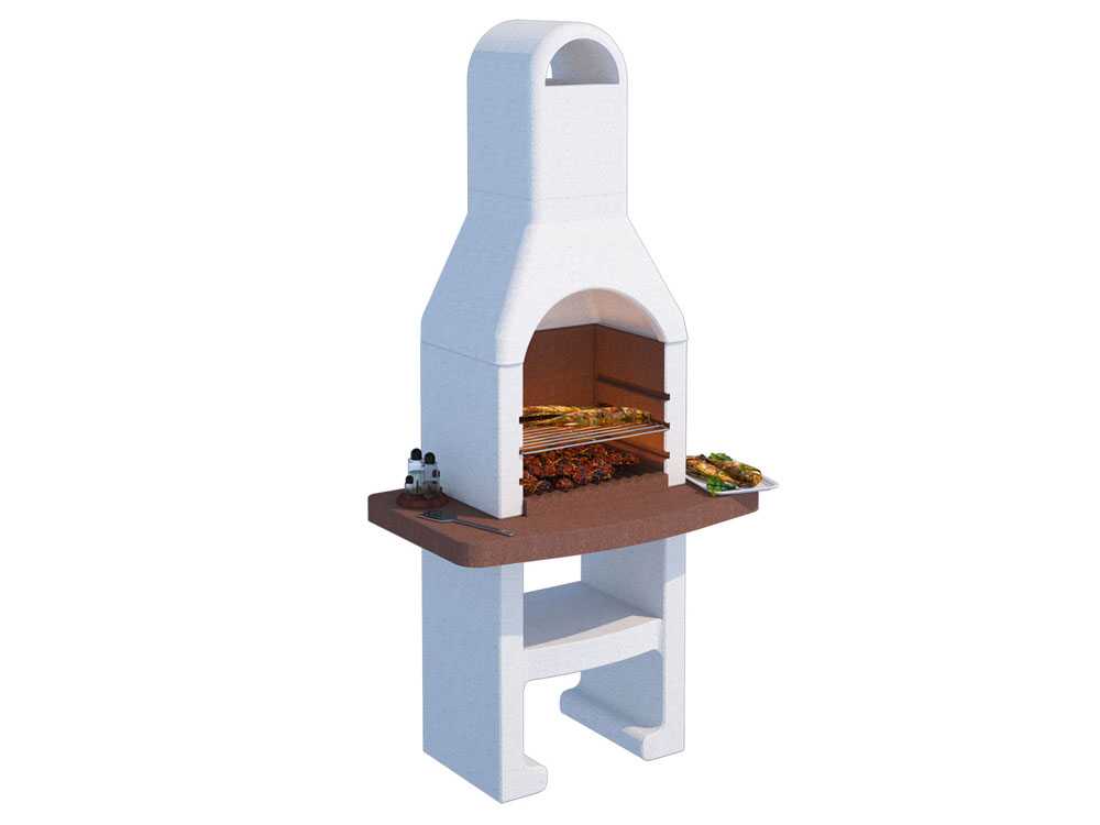 Linea VZ Grado – Barbacoa de obra de carbón - Imagen 3