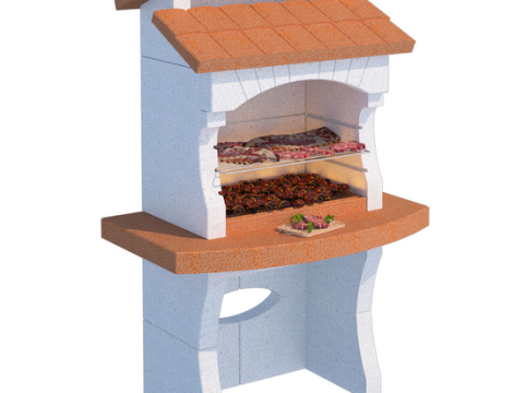 Linea VZ Ibiza – Barbacoa de obra de leña y carbón