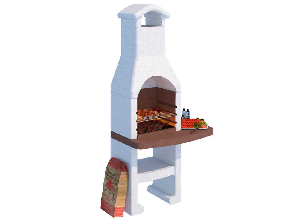 Linea VZ Mentone – Barbacoa de obra de carbón - Imagen 3