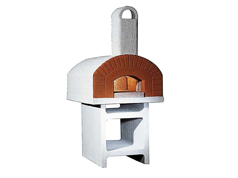 Linea VZ Pozzuoli – Horno de leña de exterior con base de cemento – con cámara de cocción 72×105 cm - Imagen 3