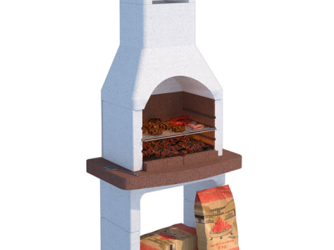 Linea VZ San Remo – Barbacoa de carbón de obra