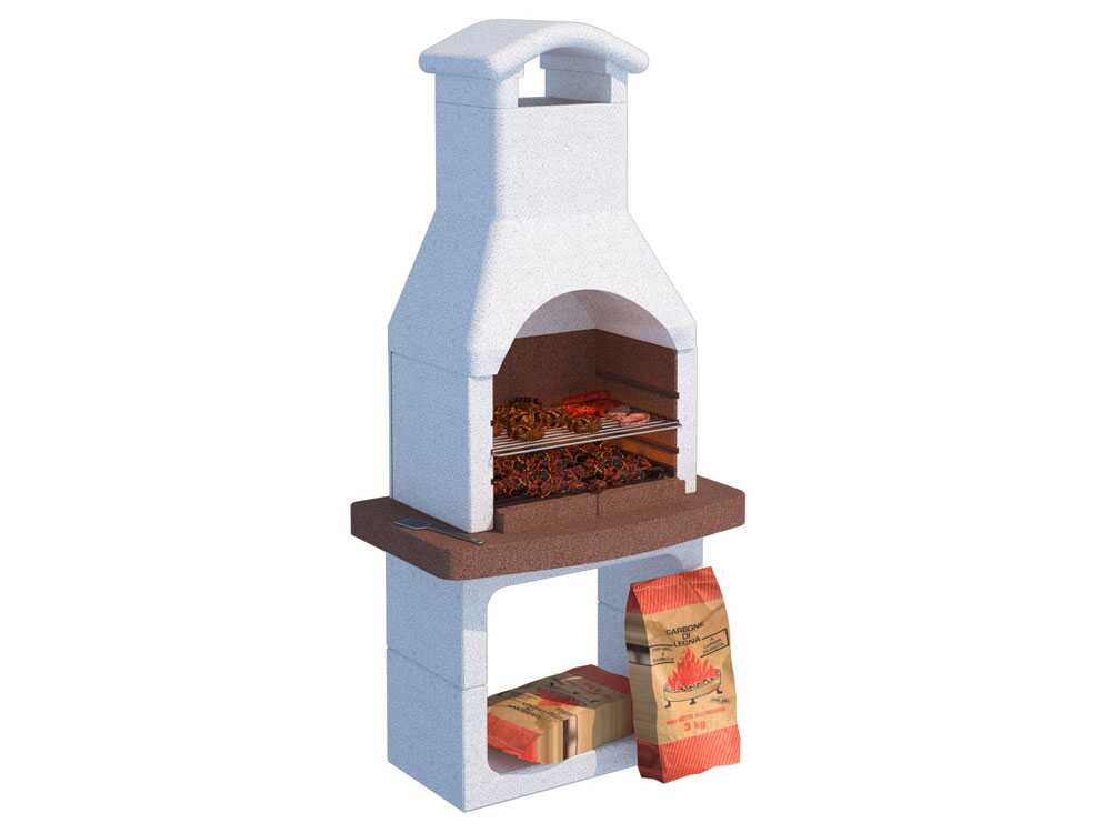 Linea VZ San Remo – Barbacoa de carbón de obra - Imagen 3