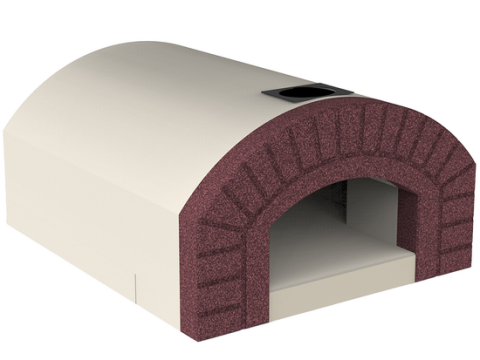 Linea VZ Sorrento – Horno de leña empotrable con superficie de cocción de 72×105 cm – Capacidad de cocción 5 pizzas