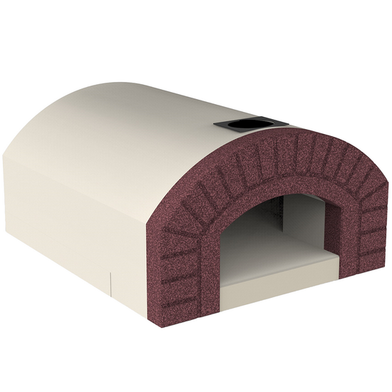 Linea VZ Sorrento – Horno de leña empotrable con superficie de cocción de 72×105 cm – Capacidad de cocción 5 pizzas